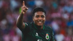 Jeremy Arévalo, el gran protagonista del Real racing Club en la victoria ante la UD Almería (2-3)