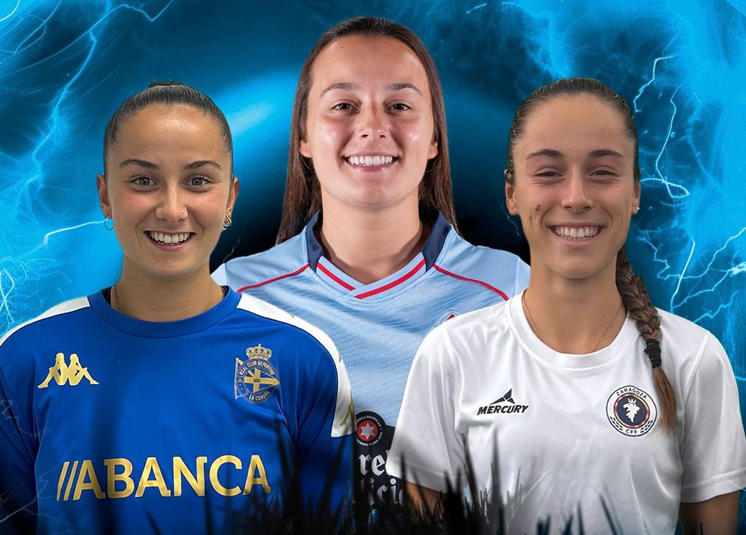 Sara Barrera, Tati Barcia y Julia Ceballos, nuestro Top-3 de Segunda RFEF en su segunda jornada