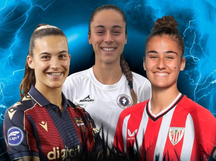 El top-3 de Segunda RFEF de esta séptima jornada, para Carol Herrera, Julia Ceballos y Oihana Aguirregomezkorta