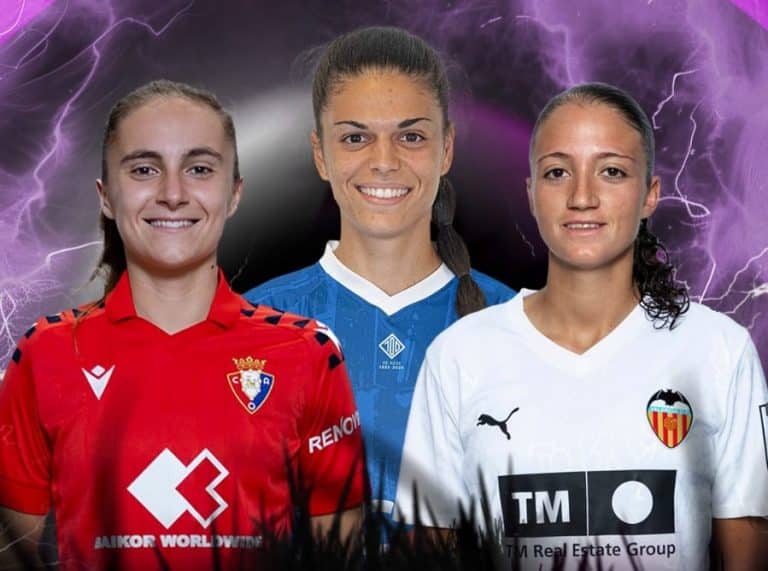 El top-3 de Primera RFEF, para Nahia Azpiazu, Silvia Peñalver y Gema Climent