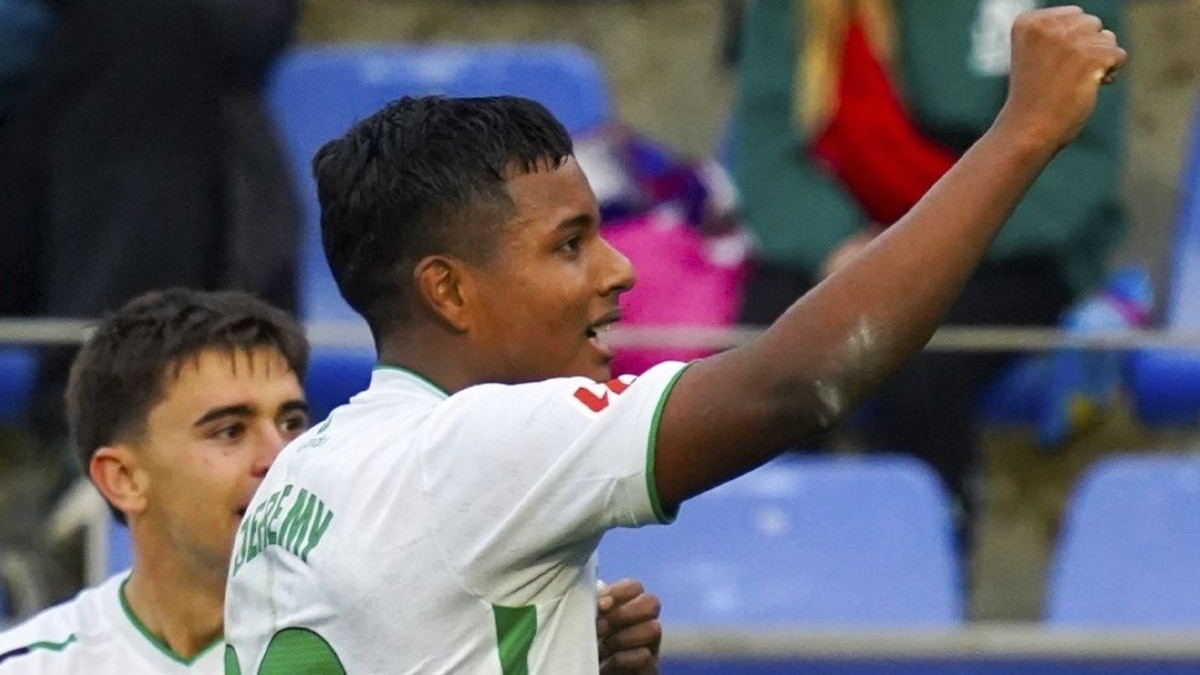 El portal especializado en fichajes 'Transfermarkt' valora a Jeremy Arévalo en siete millones de euros tras su última actualización