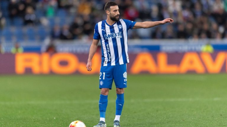 Abde Rebbach ha alcanzado el medio centenar de encuentros en LaLIga EA Sports