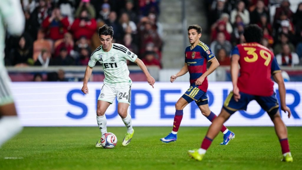 Jorge Alastey, durante su debut con el Austin FC en la MLS