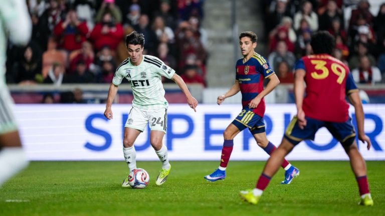 Jorge Alastey, durante su debut con el Austin FC en la MLS