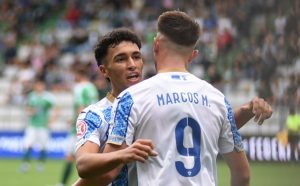 Marcos Moreno y Valen Gómez, dos de los jugadores de Emart&Soccer en Primera RFEF, comparten vestuario en el Talavera CF.