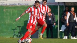José Artiles, campeón de la Segunda división chipriota con el Nea Salamis