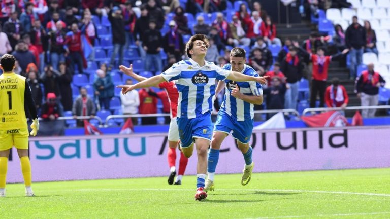 Héctor Areosa, ascenso con el RC Dépor Fabril